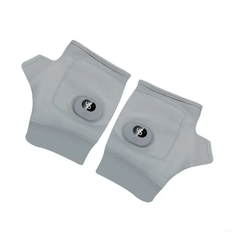 

Rechargeable Heated Gloves Temperature Adjustable Half Finger Heating Ski Gloves for Cold Weather Skiing Hiking Camping 69HD