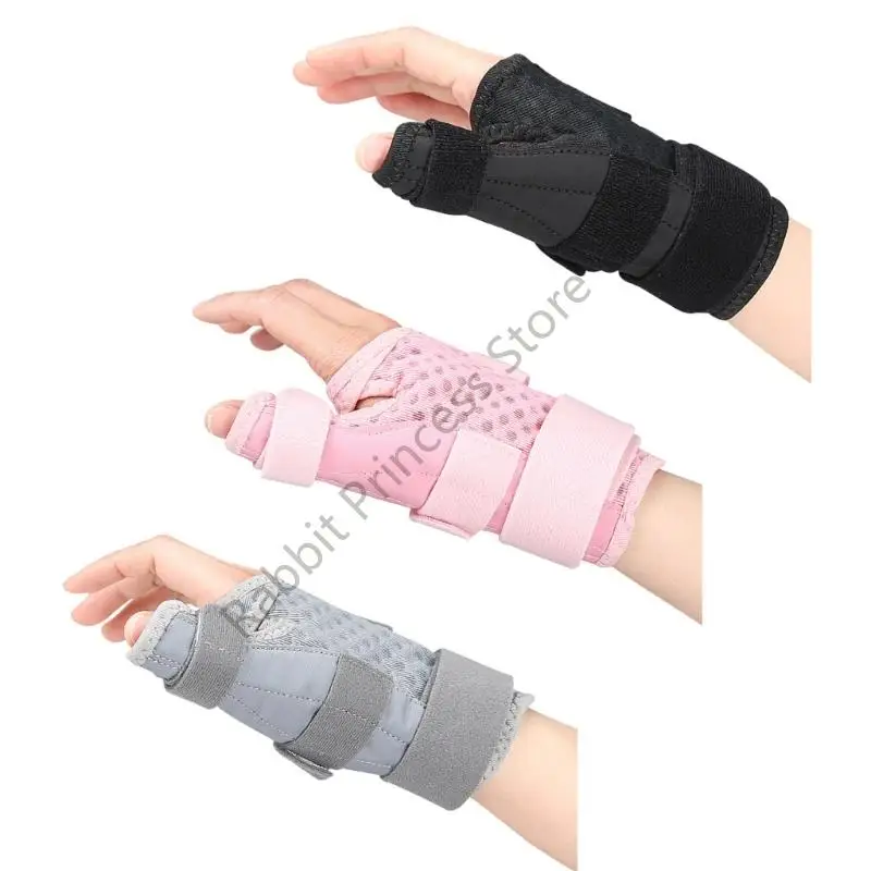

BX0F Thumb Support Wrist Brace with Breathable Fabric for Enhances Stability and Comfort in Office or Athletic Activities