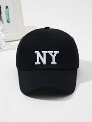 1 Piece Women's fashion Letter NY Baseball Cap Suitable for Daily Travel Wear