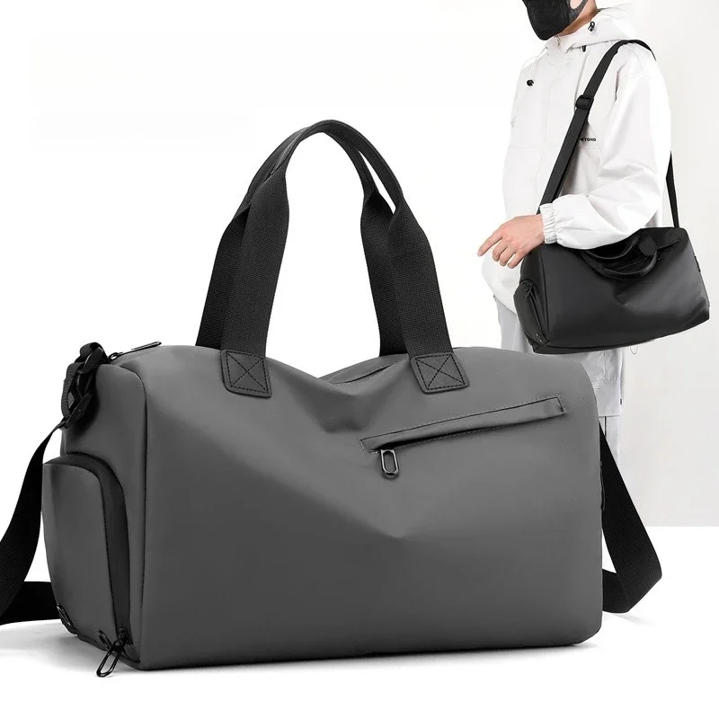 Multifunctional Dry Wet Separation Swimming Bag Waterproof Large Capacity Gym Duffle Bag Portable Travel Handbag Shoe Pocket