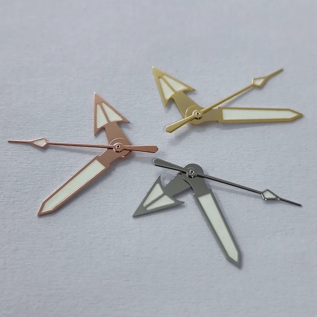 High Quality NH35 NH36 7S26 7S36 4R35 4R36 Silver Gold Rose Gold Black Red Blue Watch Hands With Green Luminous