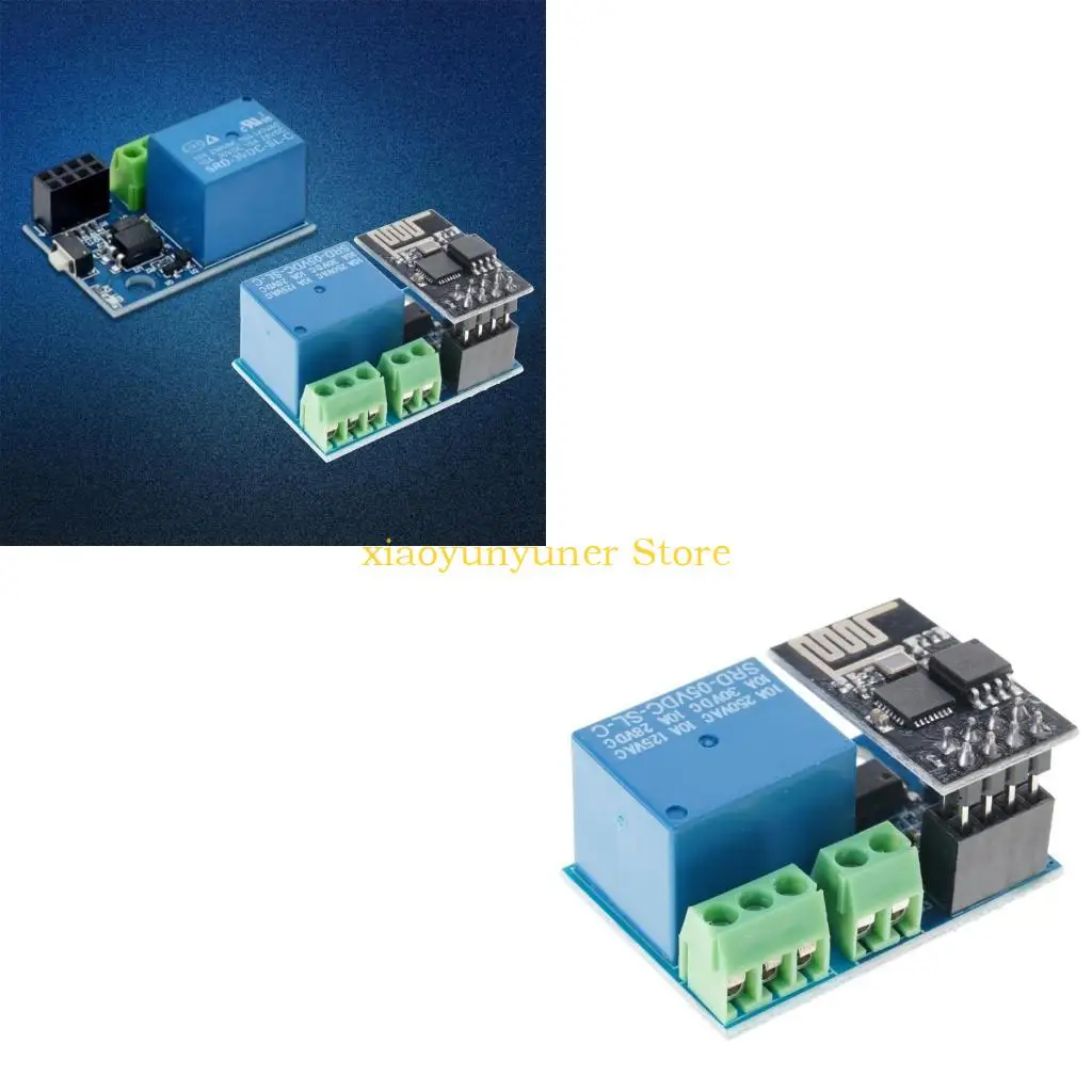 P9JB ESP8266 ESP01S Compatible Relays Module with Mobile App Remote Access for Home Automation Mobile Device Integration