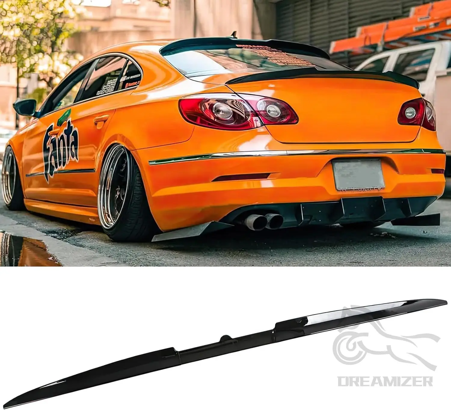 Car Universal Roof Spoiler Tail Spoiler Trunk Wing DIY Refit Spoiler Poiler Wing Racing Trunk Auto DIY Refit Decoration