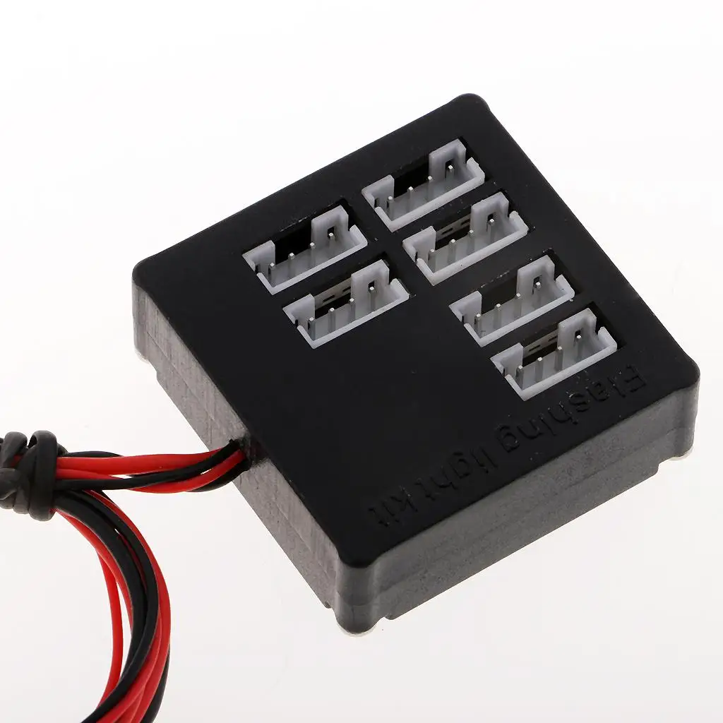 

Пластиковые многоцветные светодиодные фары для радиоуправляемых машин, комплект освещения для ночной езды на радиоуправляемых дрифт-машинах