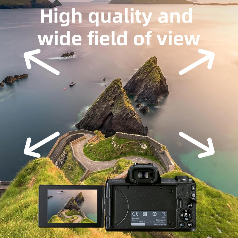 كاميرا Canon EOS M50 Mark II بدون مرآة M50II APS-C كاميرا رقمية احترافية للتصوير الفوتوغرافي