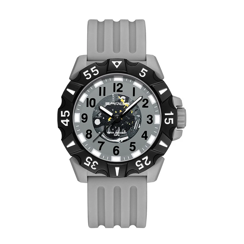 UTHAI CE110 Casual Men watch, digital fashion trend, creative waterproof quartz watches, cool clock gift watches for man
