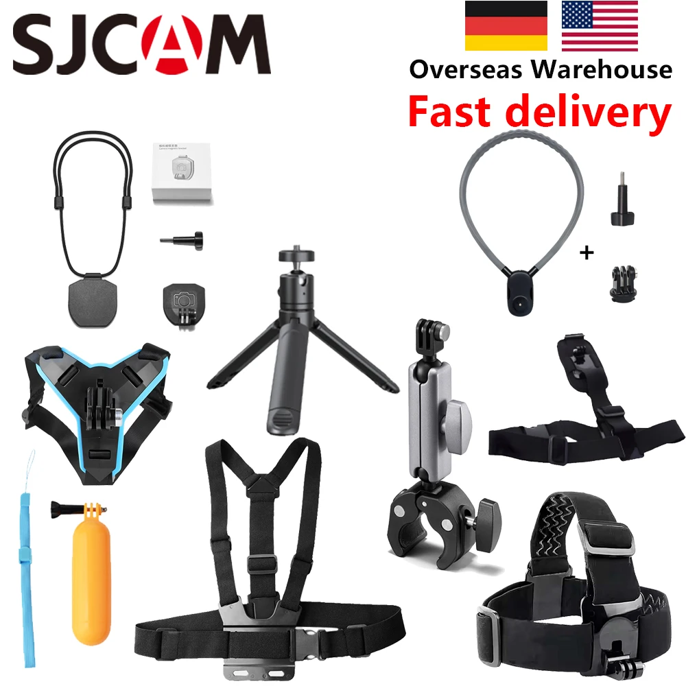 SJCAM Universal Full Accessories Magnetic Lanyard Buoyancy Rod Shoulder Strap Fixed Motorcycle Rearview Mirror Bracket Discount