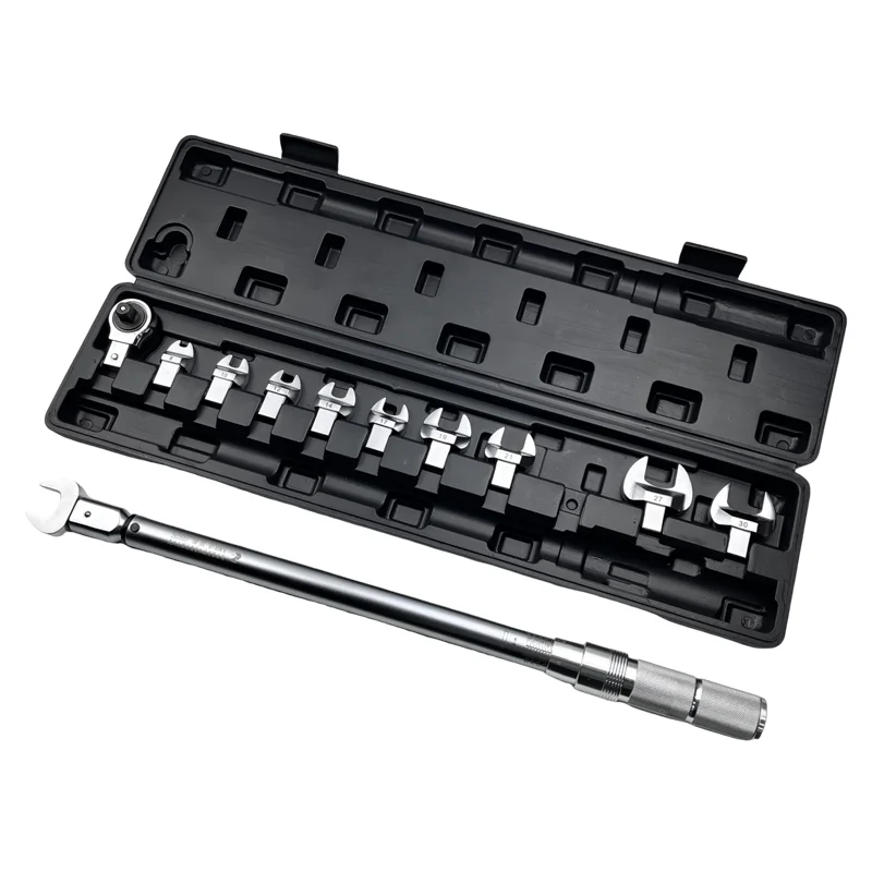 

60-330N.m 14*18 12pcs Open Head Ratchet Torque Spanner Set With Good Price