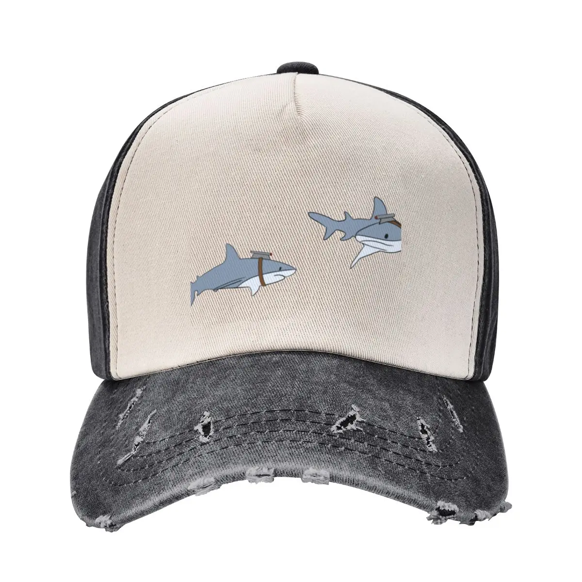 Sharks with laser beams Baseball Cap summer hat Sunhat Luxury Brand western Hat Women's Hats 2024 Men's