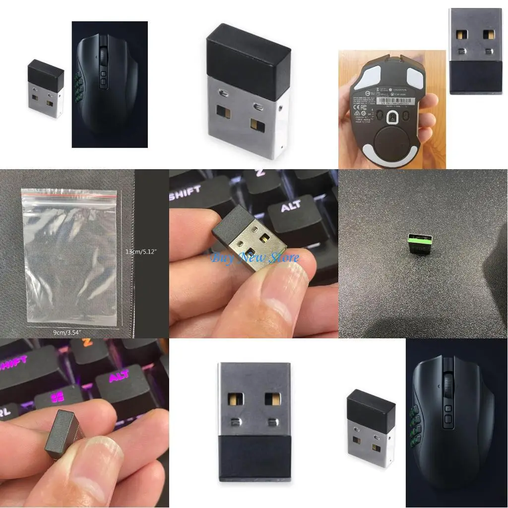 

20ce USB -ключа Адаптер приемника для мышей Naga V2 Wireless Gaming