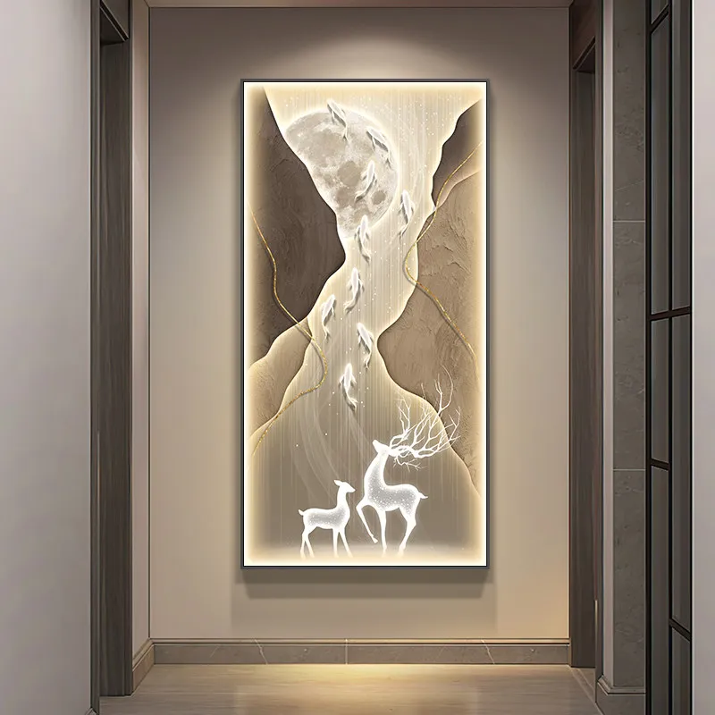 Modern light luxury decorative painting high end paintings home decor items art room decoration wall art calligraphy furniture