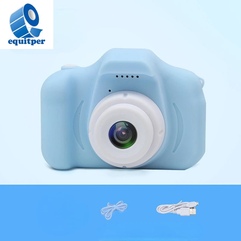 EQUITPER  Camera 8 Megapixel HD Mini Digital Camera Photo Printer Children's Camera Can Take Photos / Videos