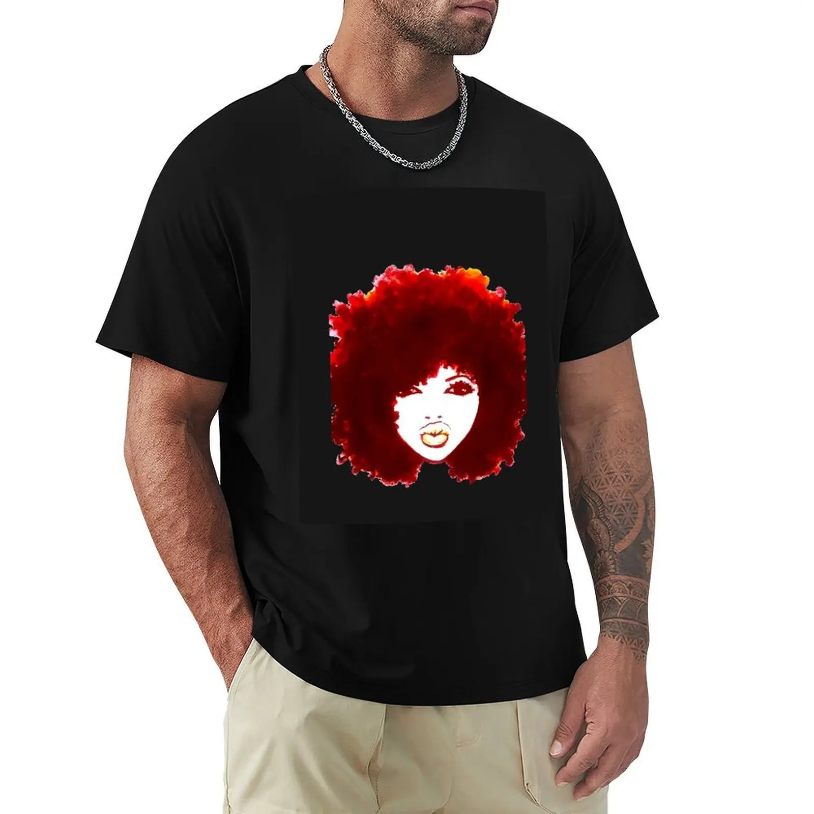 Natural Hair Curly Hair Autumn Afro Tshirt/Tees T-Shirt Holiday Vacation Tee Shirt