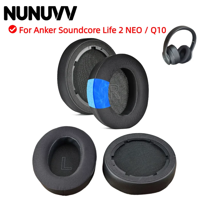 

Replacement Earpads Foam Ear Pads For Anker Soundcore Life 2 NEO / Q10 Headphones Earmuff/Earphone Sleeve Headset