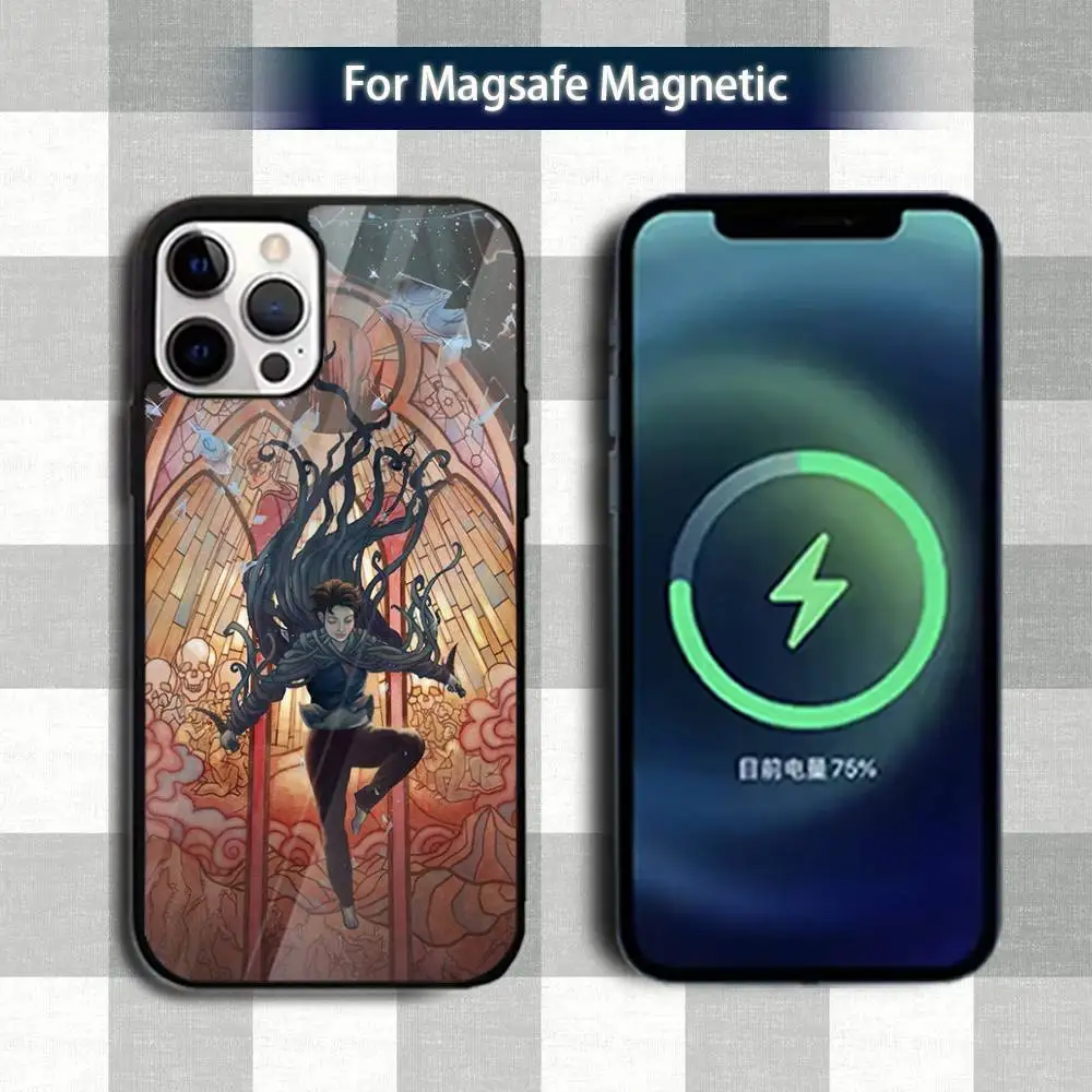 M-Mistborn VinS Trilogy telefoonhoesje voor iPhone 13,12,15,17,11,16,14,Pro,Max,Plus,Mini,Magsafe,Magnetische draadloze oplaadhoes