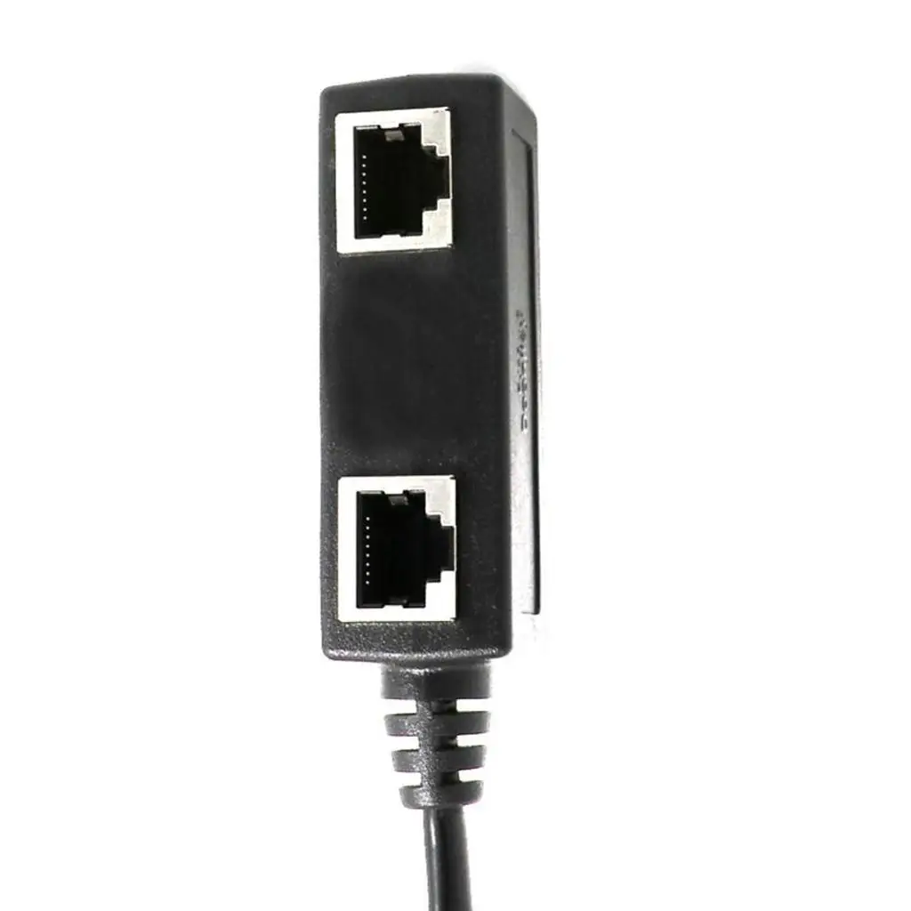 

Network Splitter Coupler Adapter Cable PVC for Desktop Laptop Ethernet Network Expansion