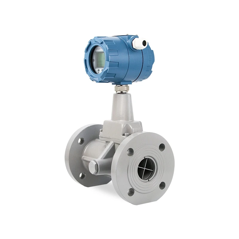DN50 Industrial Vortex Flowmeter Stainless Steel Natural Gas Meter Precision Precession For Water Air Oil Fluids OEM