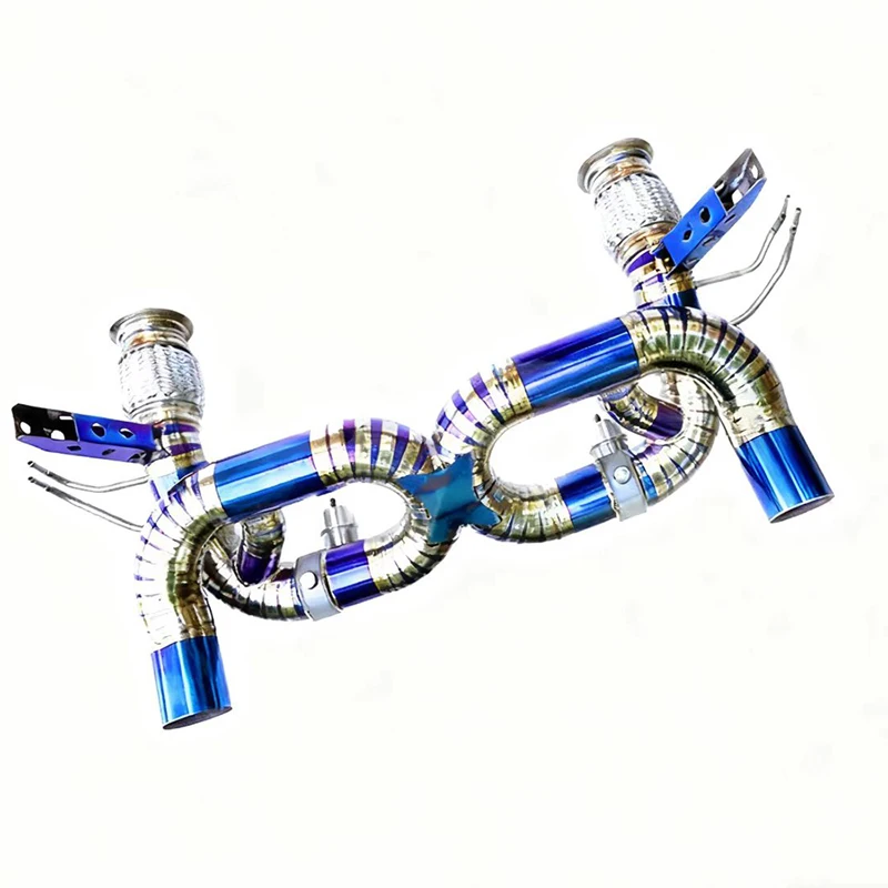 OUCHI Exhaust Catback Titanium Alloy for 2020+ for EVO/STO Euro6 5.2 V10 Car Accessories with Valves