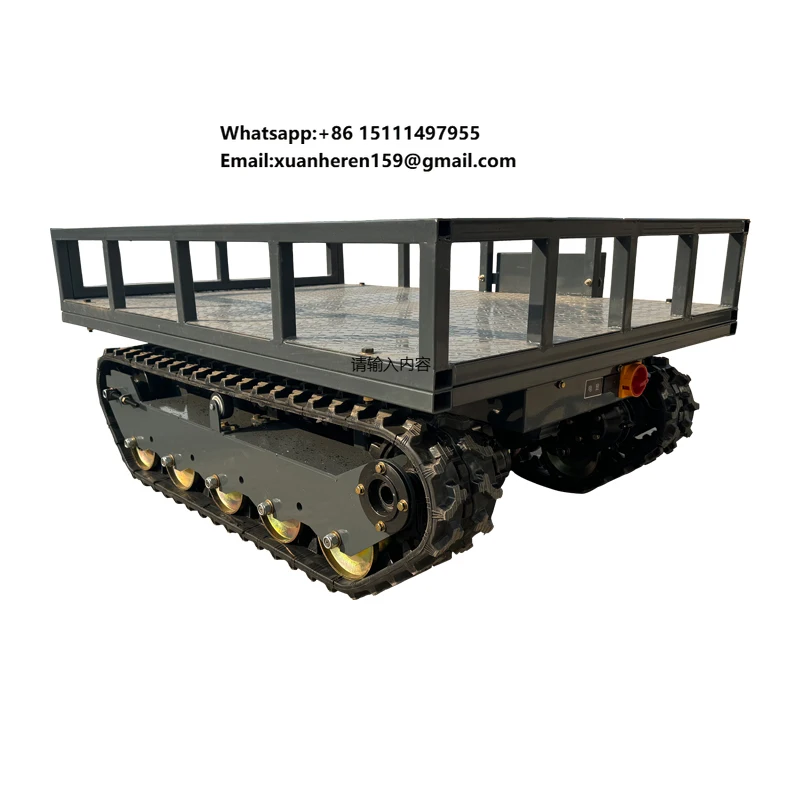 JiaFu New Heavy-Duty Remote-Controlled Tracked Transport Vehicle 500m Range 100m/min Efficiency Intelligent Mountainous Terrain