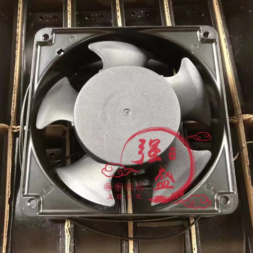 KUFENG KF12038HA2BL AC 220V-240V 0.14A 120x120x38mm 2-Wire Server Cooling Fan