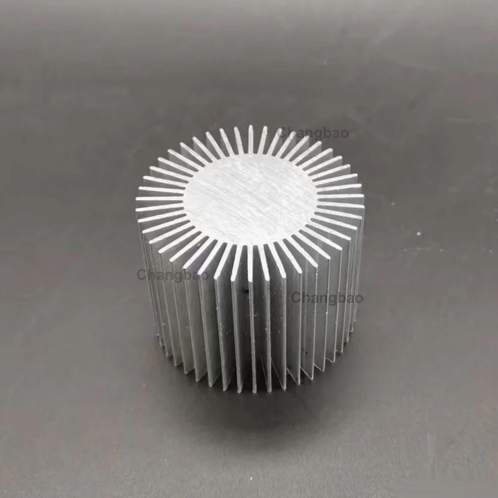 LED Heatsink 50mm Diameter 5~7W Heat Dissipation Suitable for COB SMD Lamp Beads - Cooling Component for LED Lighting