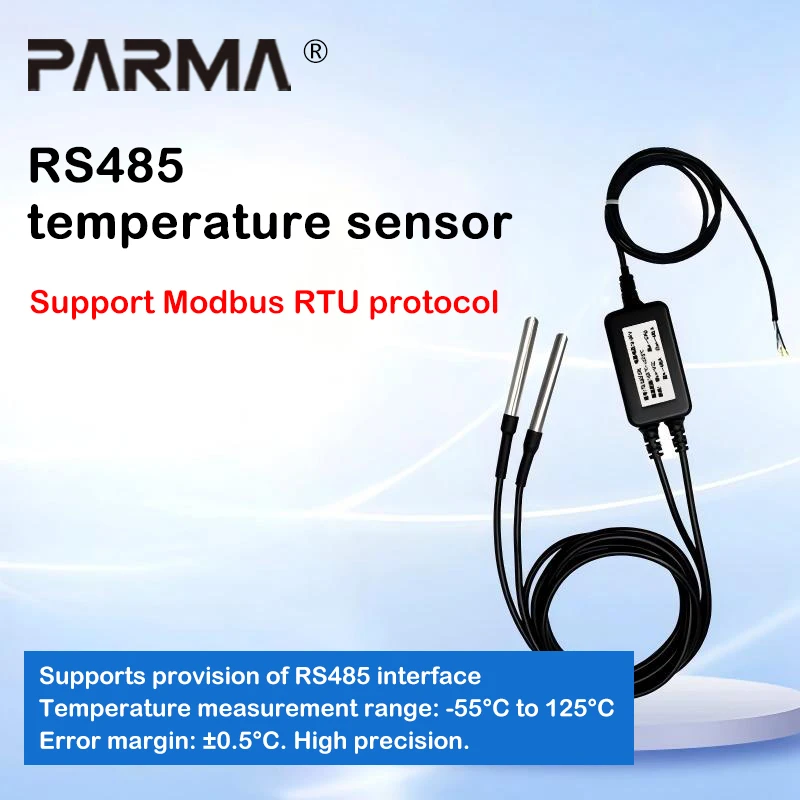 High-precision 485 temperature sensor waterproof temperature measurement probe Modbus acquisition module