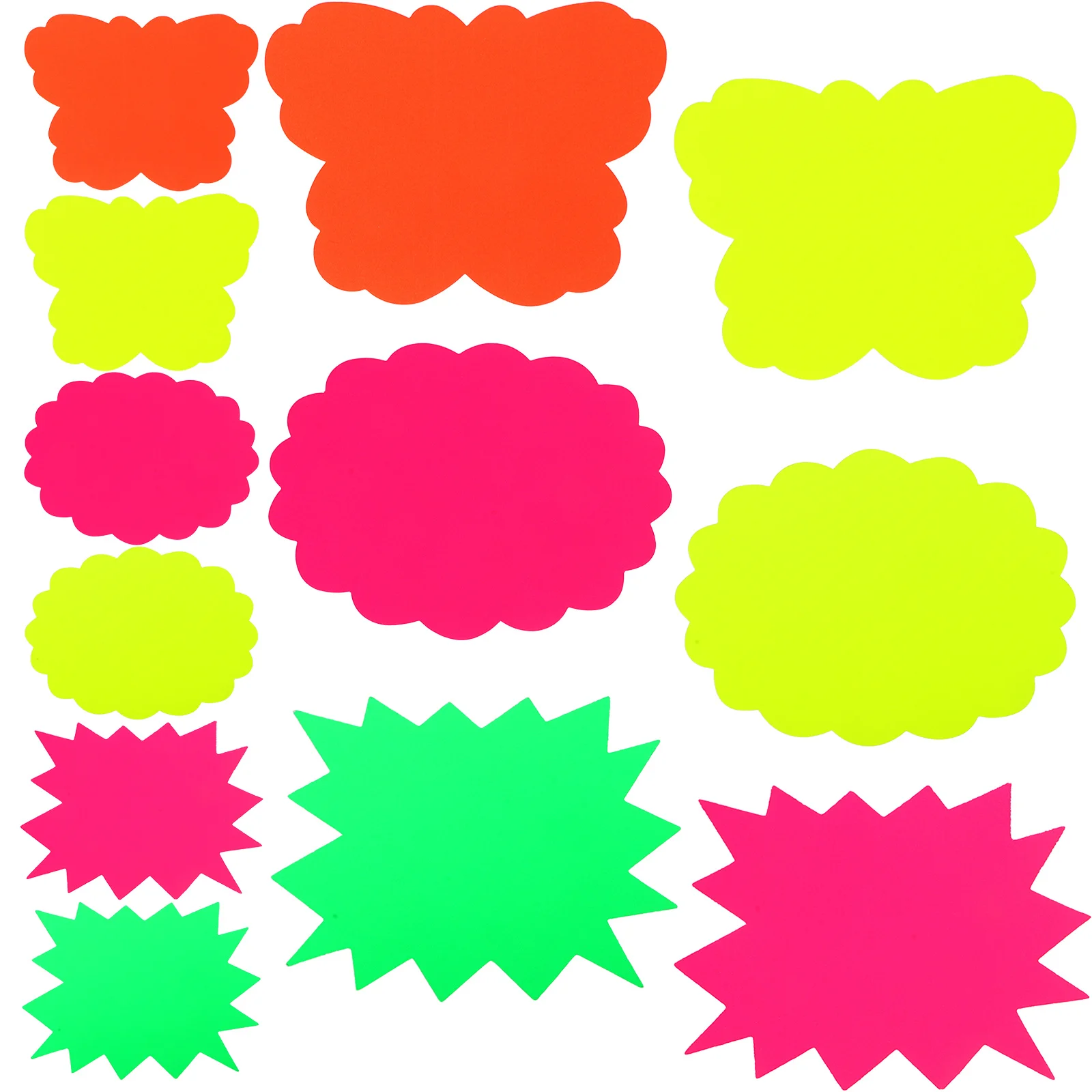 60 قطعة تسميات شارة السعر الفارغة ذاتية اللصق للمحلات التجارية والسوبر ماركت تركيب الصمامات علامات الإعلان بيع العلامات عرض الشارات #1