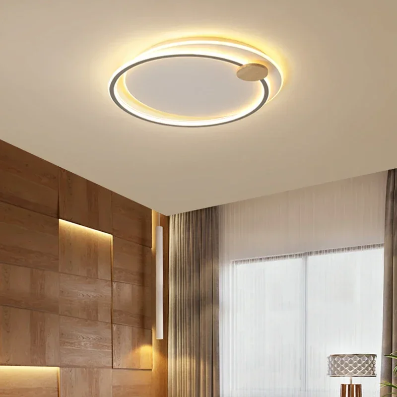 Plafonnier LED au Design Moderne et Simple, Luminaire Décoratif d'Nik, Idéal pour un Salon, une Salle à Manger, un Bureau, une Chambre à Coucher ou un Couloir