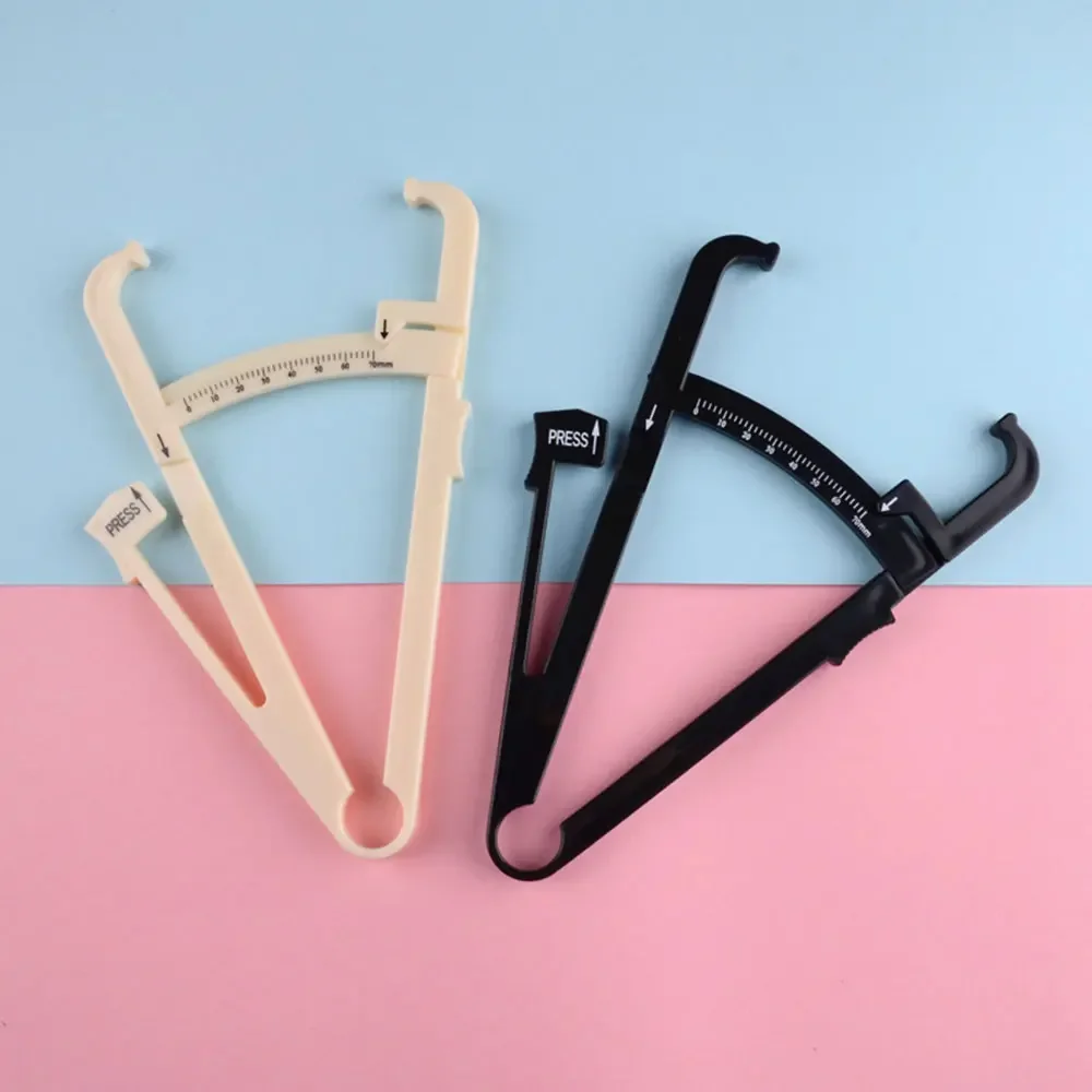 1pcs Personal Body Fat Caliper Skin Analyzer Measure Charts Fitness Slim Keep Health Tester Body Fat Monitor Sebum Meter Folder