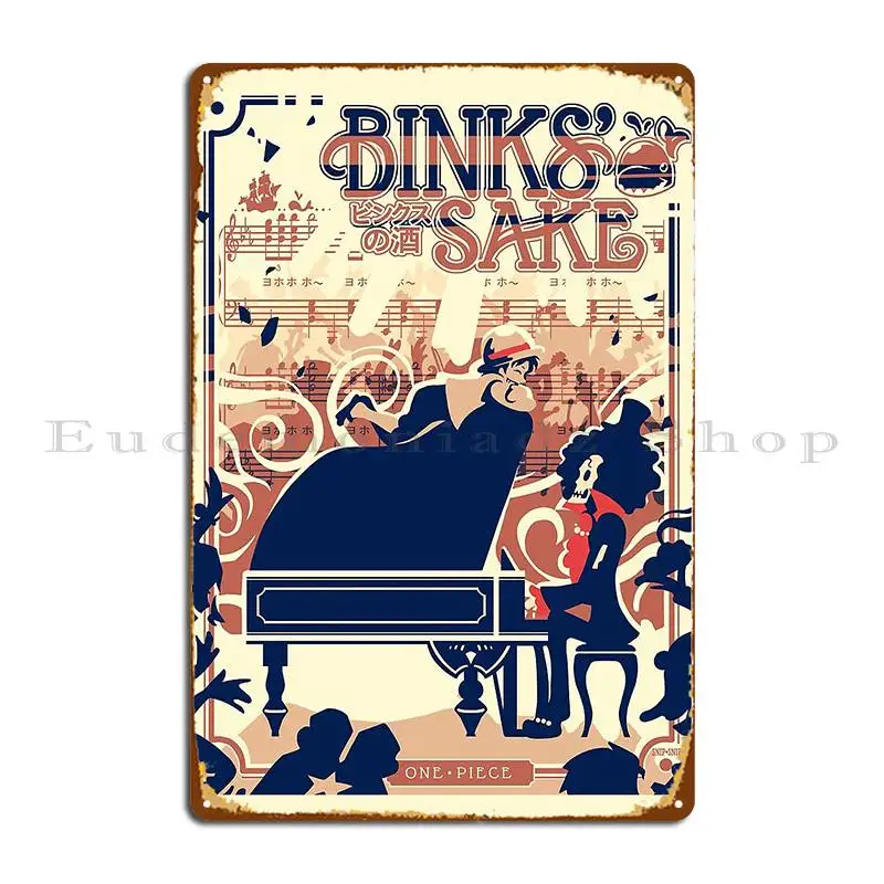 Binks Sake Snipsnipart Metal Plaque Painting Garage Wall Pub Personalized Wall Decor Tin Sign Poster