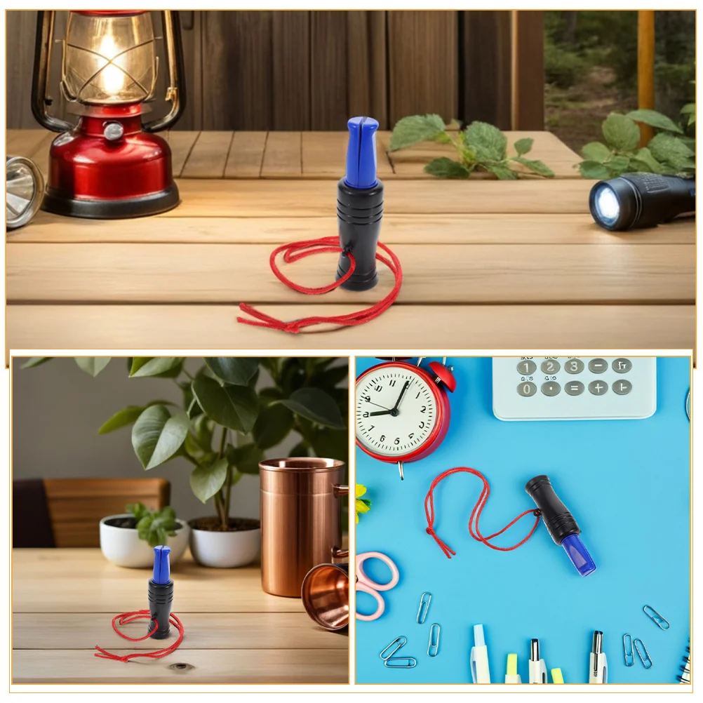 2 Stück Outdoor-Überlebenspfeife, einfach zu verwendender Entenattraktor mit lautem Klang für Camping, Wandern, Überlebensausrüstung, Aufbewahrung