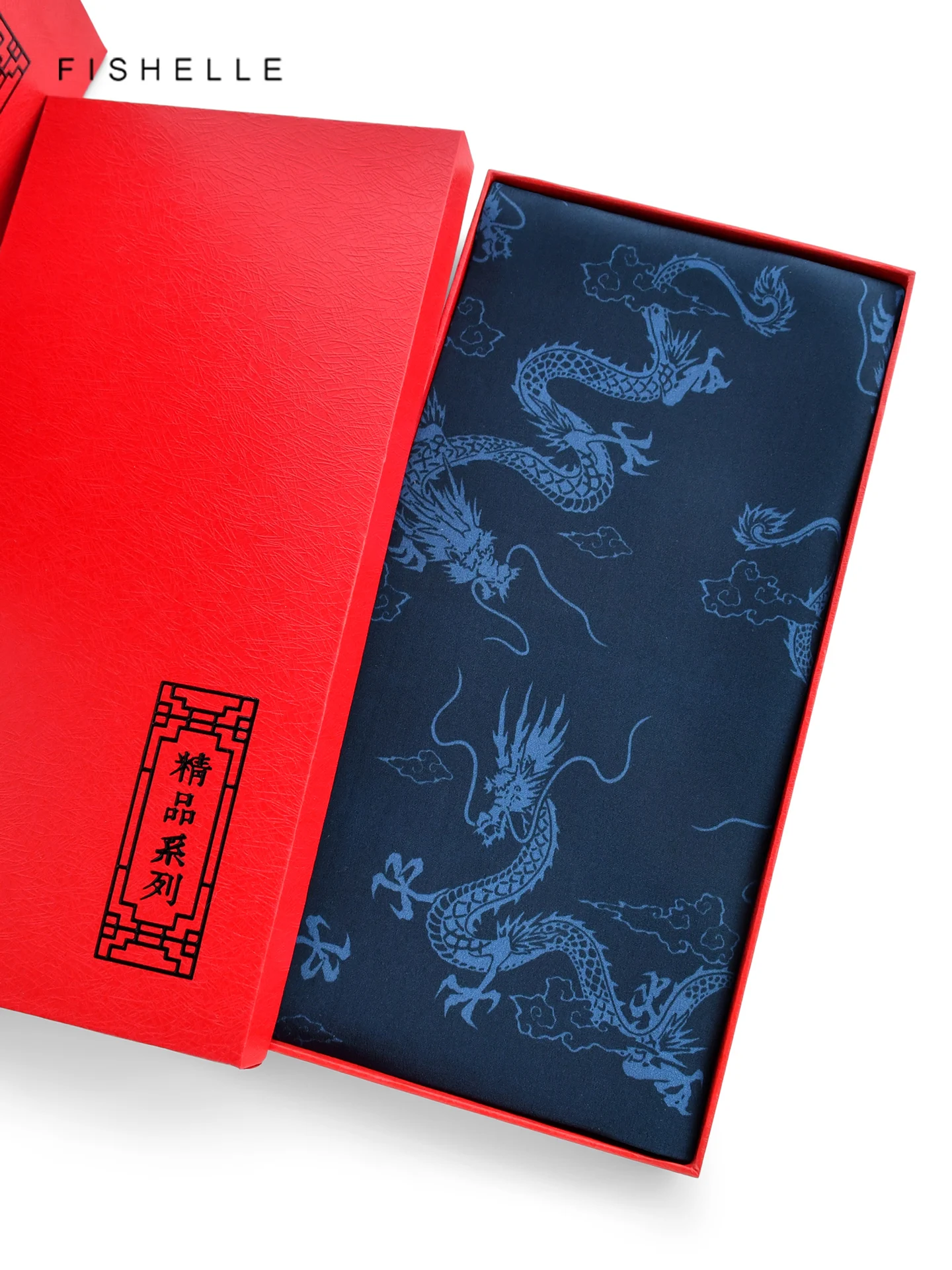 ドラゴン本物のシルクスカーフギフトボックスマルベリーシルク小さな正方形タオルお土産海外中国人向けビジネスギフト