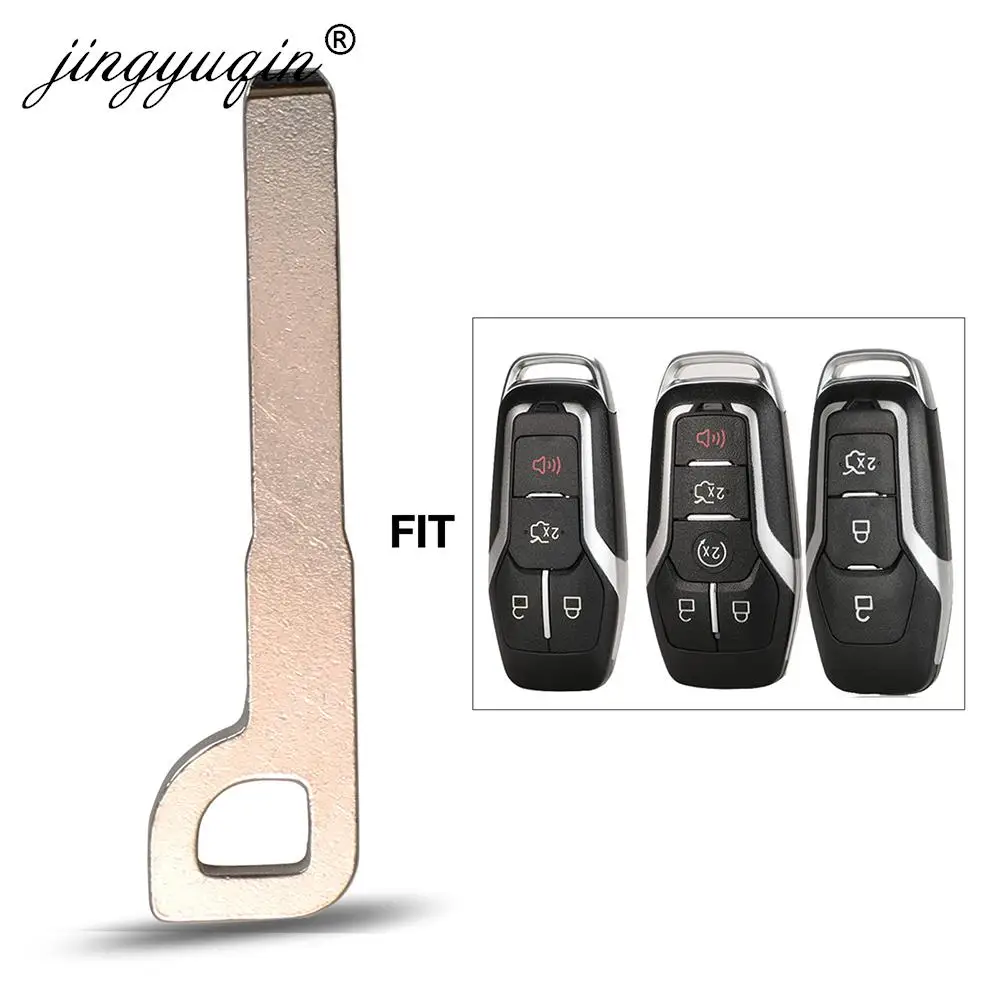 jingyuqin Car Remote Key Blade For Ford Edge Mondeo Mustang Focus S-Max Galaxy Explorer Auto Key Uncut Blank Replace