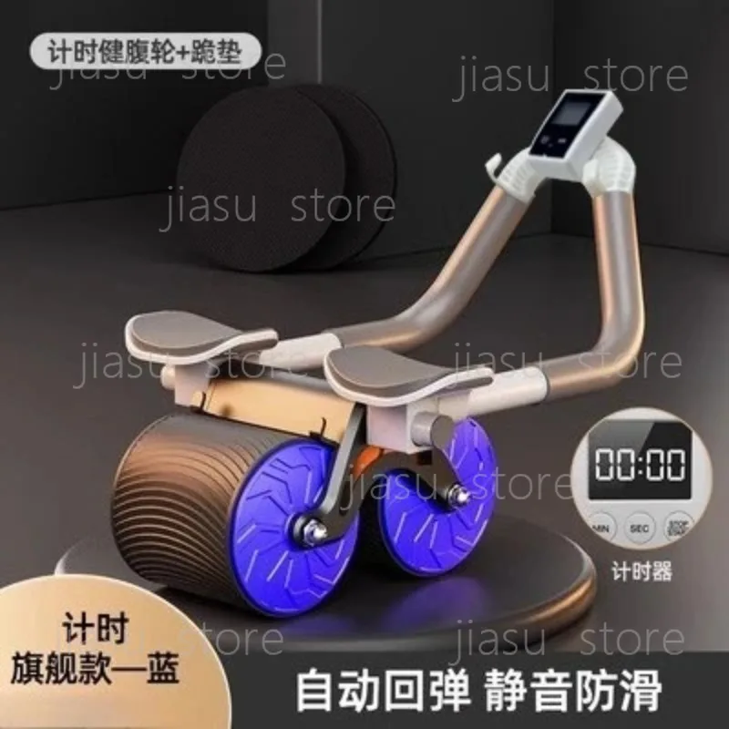 for Automatic Rebound Abdominal Roller With Elbow Support Board Home Abdominal Training Fitness Equipment