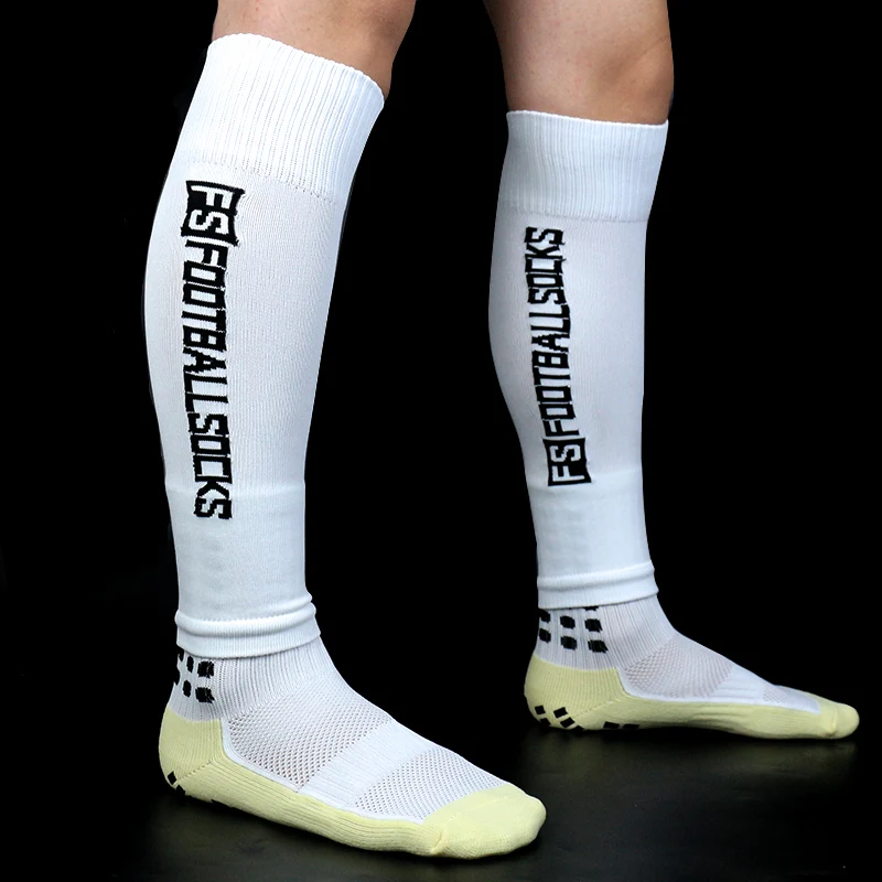 Chaussettes de sport élastiques monocouche pour adulte et jeune, couvre-jambes de football, élastique, fond, compétition, protection professionnelle