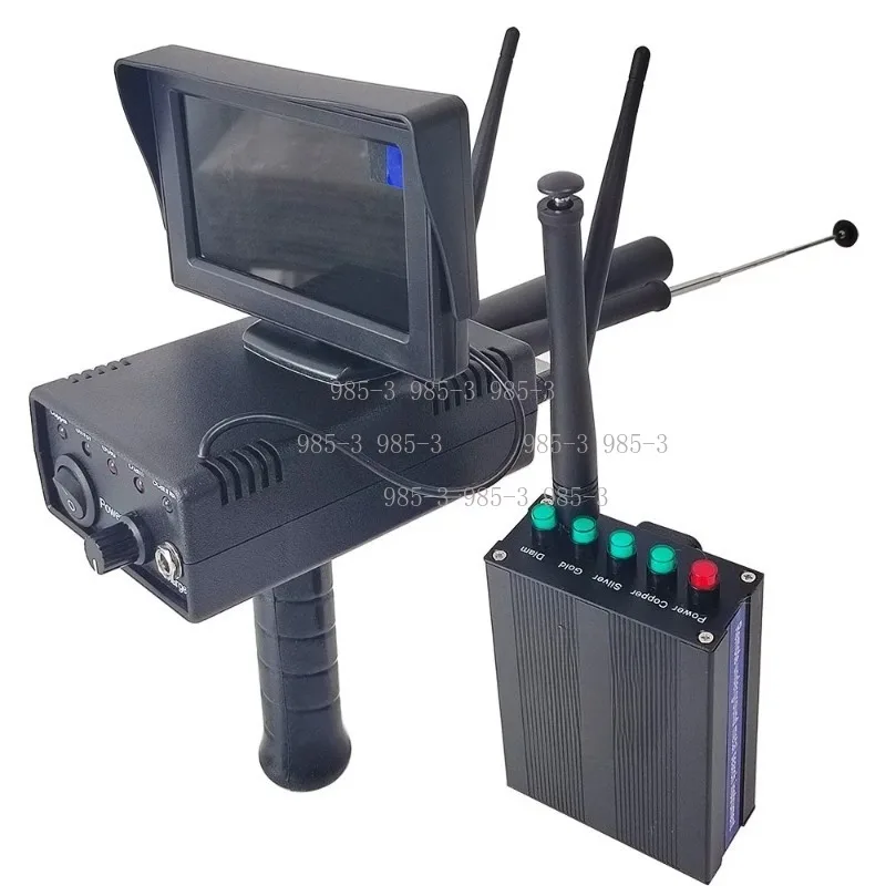 Industrial Underground Metal Detector, 3D Large LCD Screen Remote Pulse Detector