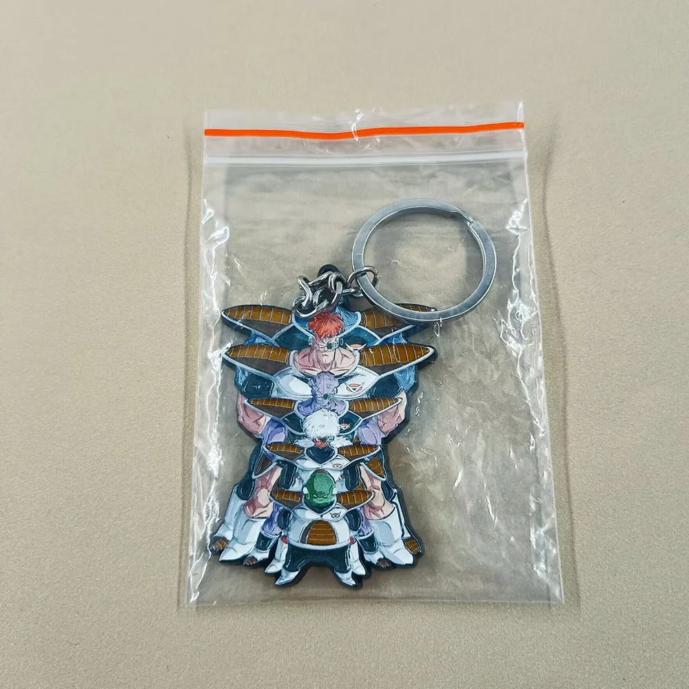 Ginyu-Force Schlüsselanhänger Japanischer Klassischer Anime-Charakter Schlüsselanhänger Anhänger Geschenk für Männer und Frauen – Detail 9
