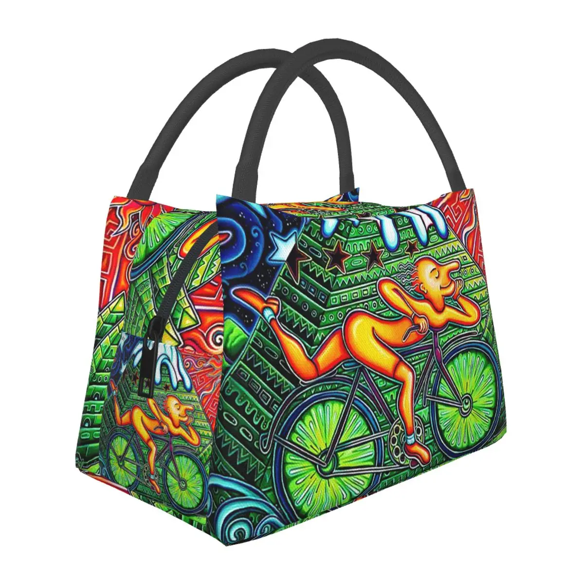 Discovery Of LSD Albert Hofmann Insulated Lunch Bag for Women Bento Storage Food Boxes Leakproof Cooler Thermal Lunch Box Tote