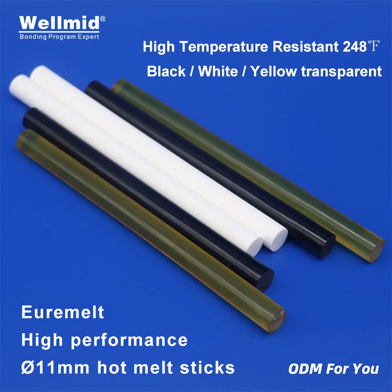 Imagem -04 - Quente Derreter Cola Varas Araldite Euremelt para Pistola de Cola Elétrica Artesanato Álbum Liga Accessorie Carro Dent Paintless 11x150 mm × Peças Branco