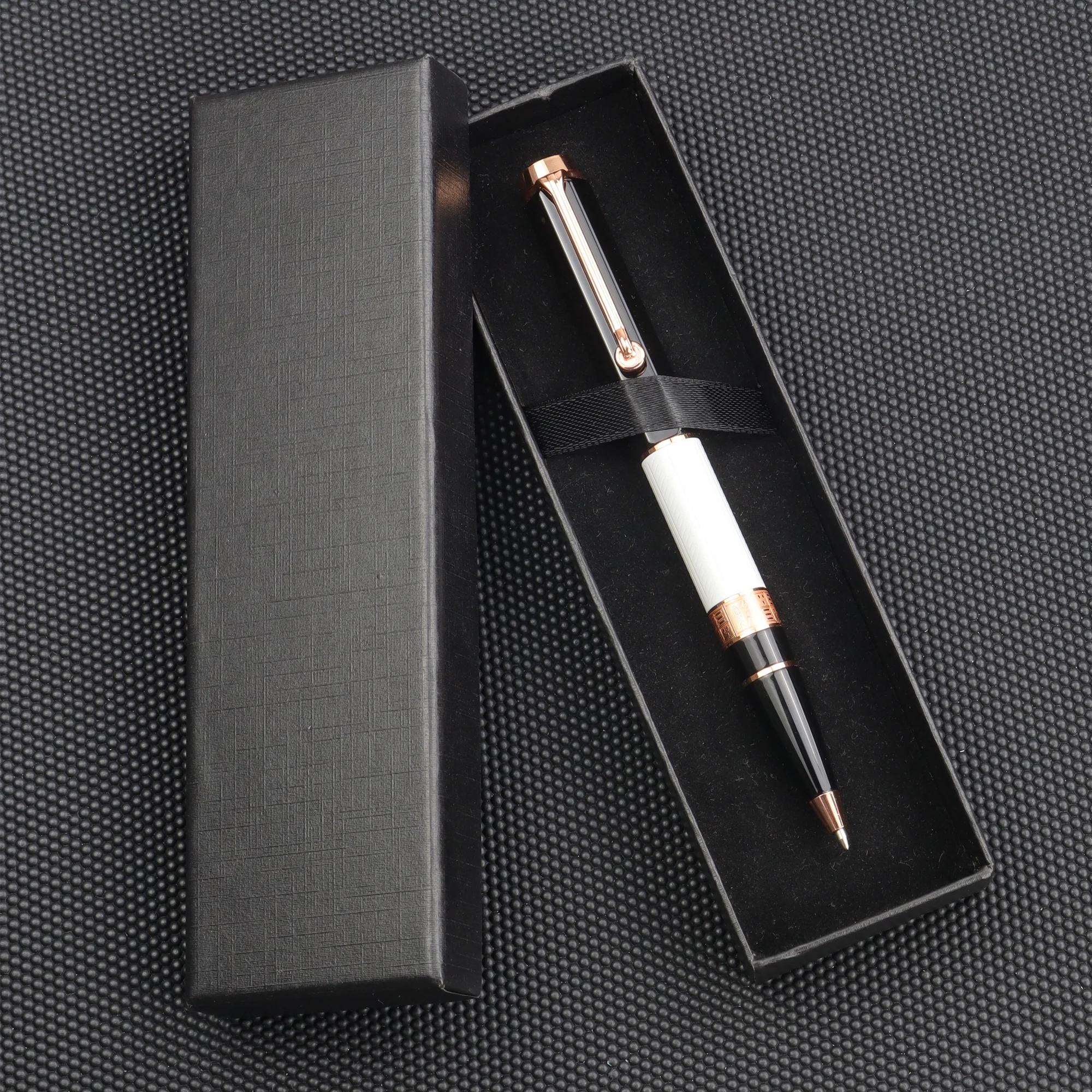 Luxury Fashion 606 Series Metal Ballpoint Pen Set with Heavy Feel, Includes Pen Gift Box, Black Ink, Elegant and Stylish Design