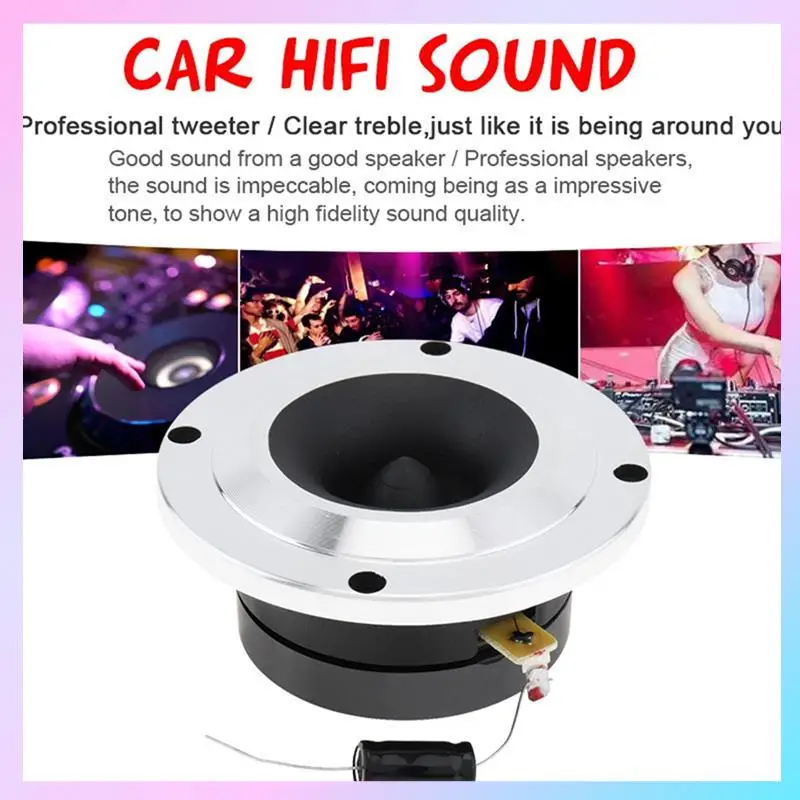 

AB25-Tweeter Динамик, 4 Ом, 150 Вт, Профессиональный тройной звуковой сигнал для модификации автомобильного аудио