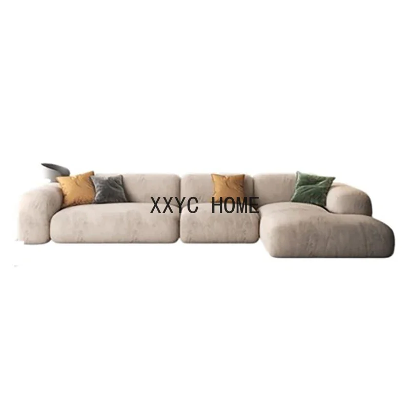 Fabric Living Room Sofa Family Recliner Textil Beds Loveseat Sofa Floor Couch Mattress L Shaped Lazy Meuble Maison Furniture