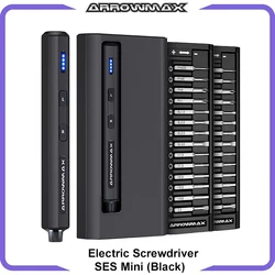 ARROWMAX Mini Electric Screwdriver Set 28 in 1 Magnetic Precision Bits Rechargeable Cordless Screwdriver Kit