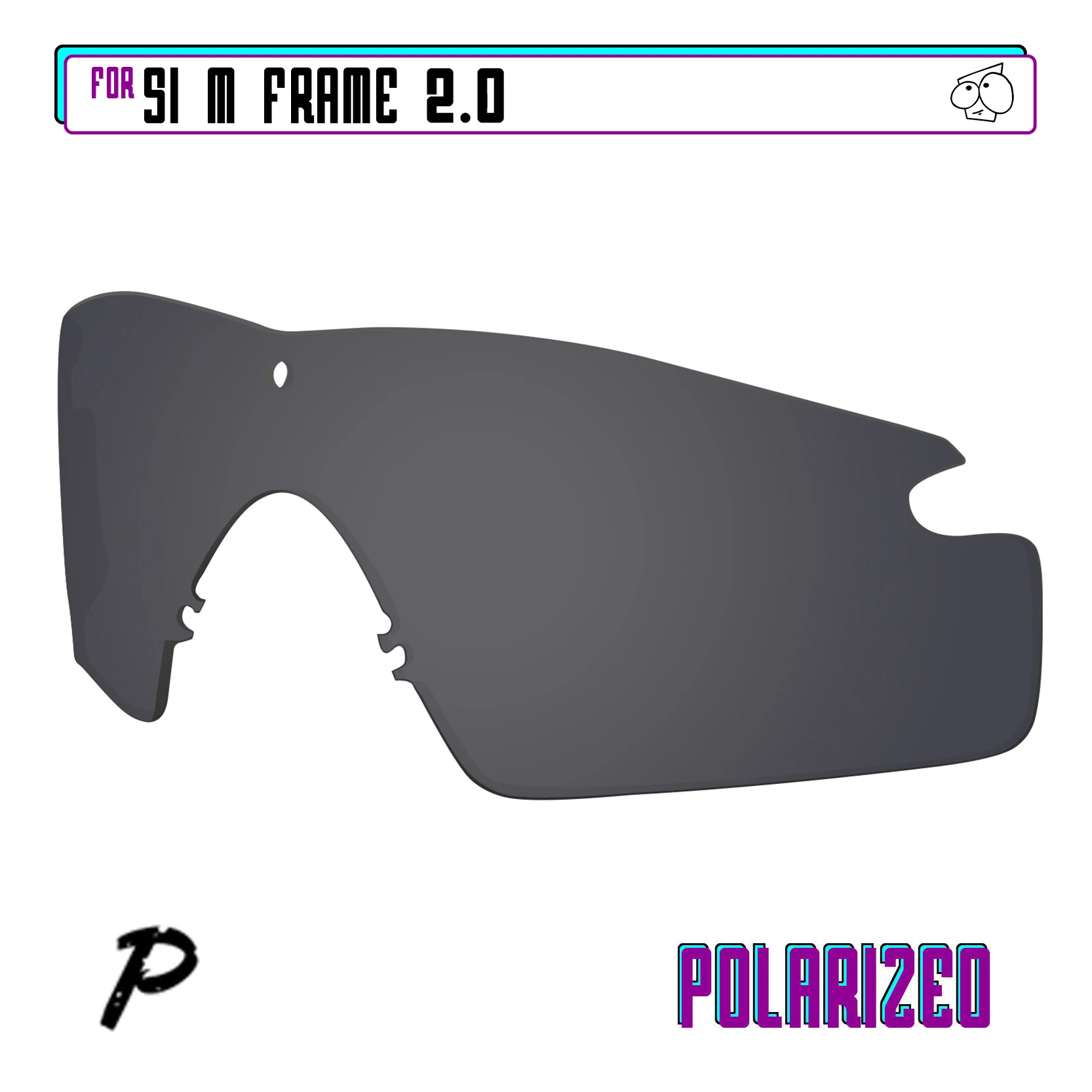 SunglassDoctor Polarized Replacement Lenses for Oakley Si M Frame 2.0 OO9047 Sunglasses - Multiple Options