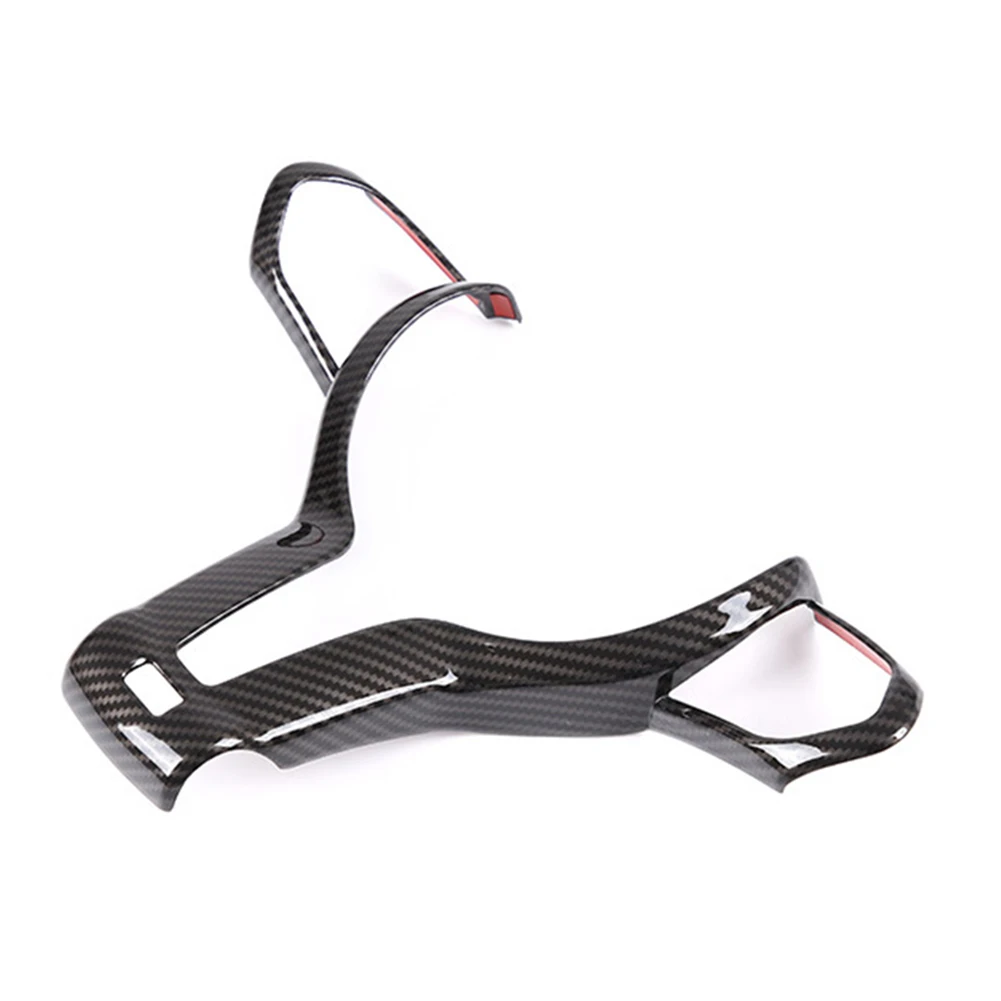 Stylish ABS Steering Wheel Carbon Fiber Cover for BMW for f10 F22 F30 F32 for f15 X5 for f16 Perfect Addition to Your Car\'s