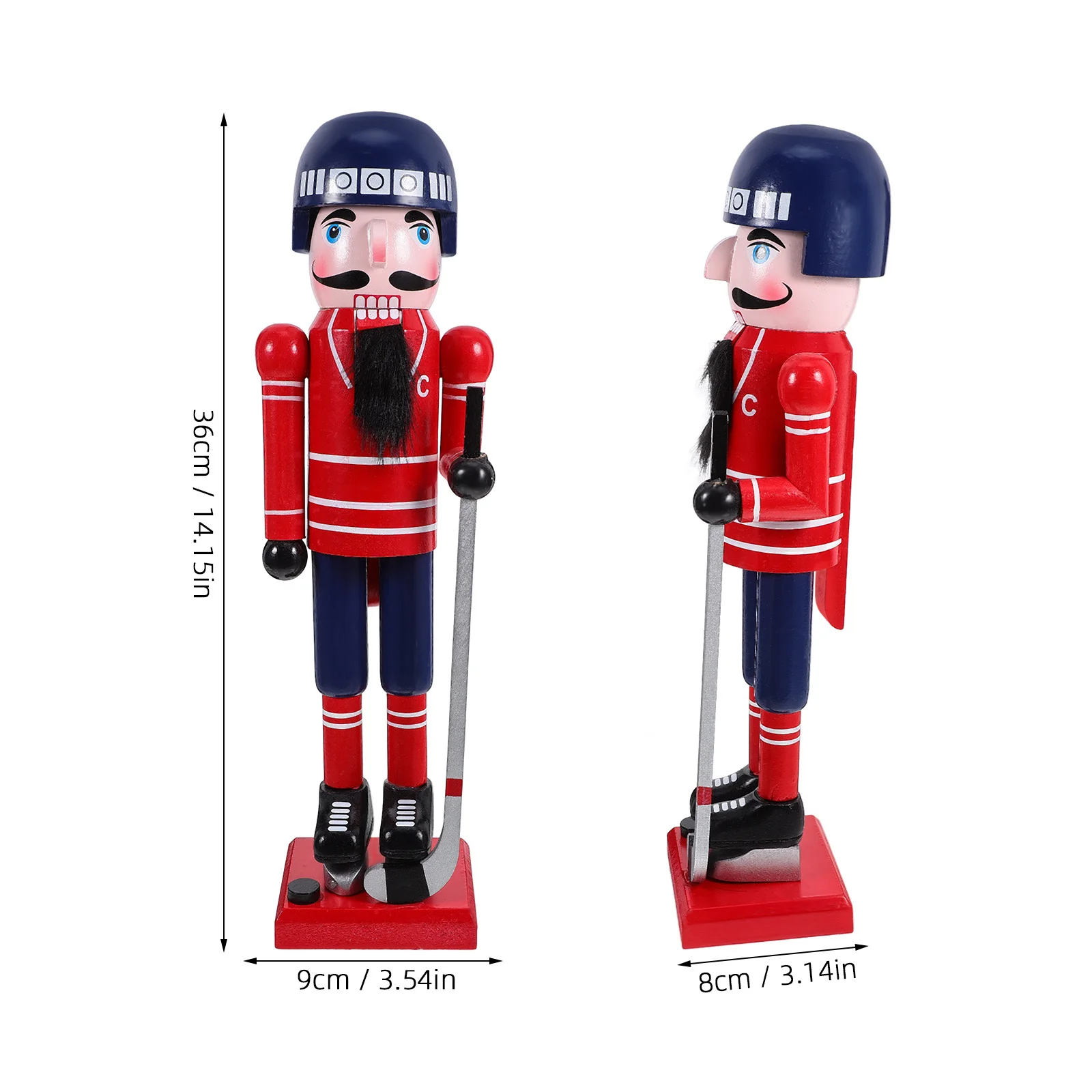 Wooden Nutcracker Ornament Christmas Decor Figure Festive Home Decoration Xmas Gift Small Nutcracker Decor Wooden Christmas