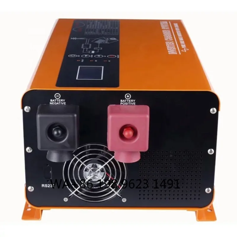 4-10KW Single Phase 110V 220V Off Grid Hybrid Solar Inverter Pure Sine Wave Home Residential PV Power Equipment