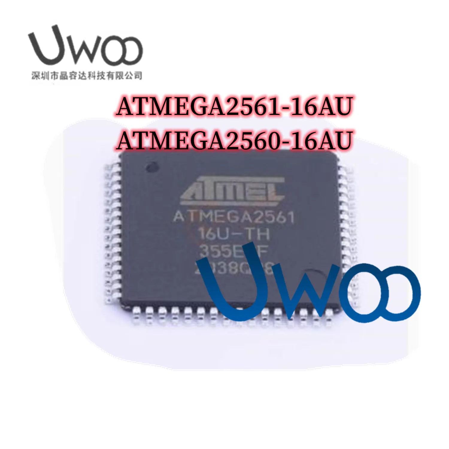 NEW ATMEGA2560-16AU ATMEGA2561-16AU Original and authentic microcontroller chip.