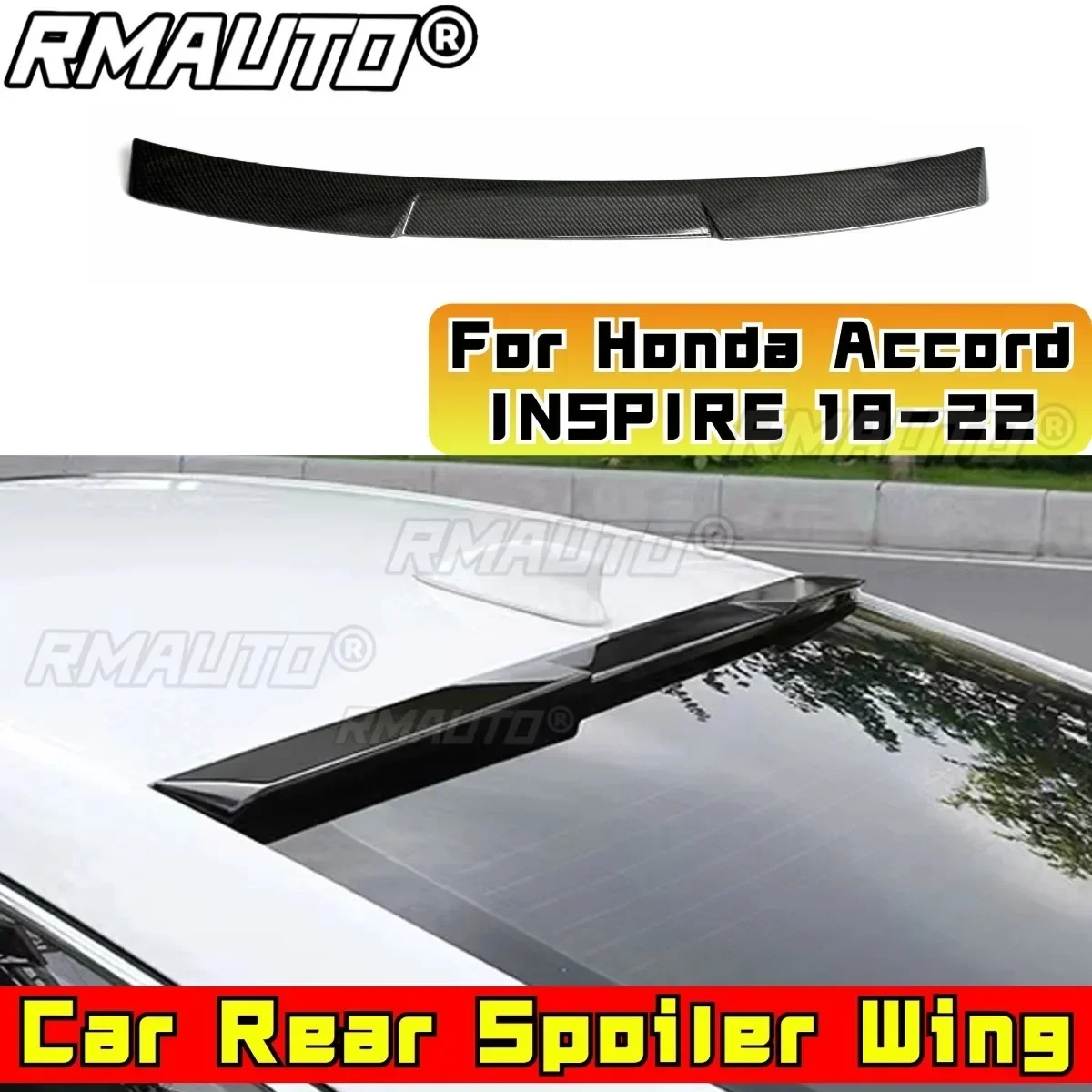 

Автомобильный задний спойлер на крышу, комплект кузова для Honda 10-го поколения Accord/INSPIRE 2018-2022, задний спойлер на крышу, автомобильные аксессуары