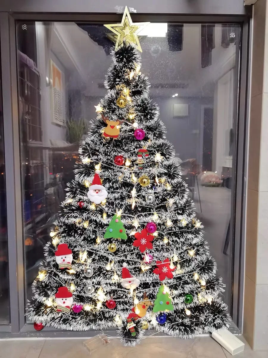 1 قطعة 2 متر عشية عيد الميلاد الديكور بار القمم الشريط جارلاند شجرة عيد الميلاد المطبخ الحلي حفل زفاف الديكور الدعامة